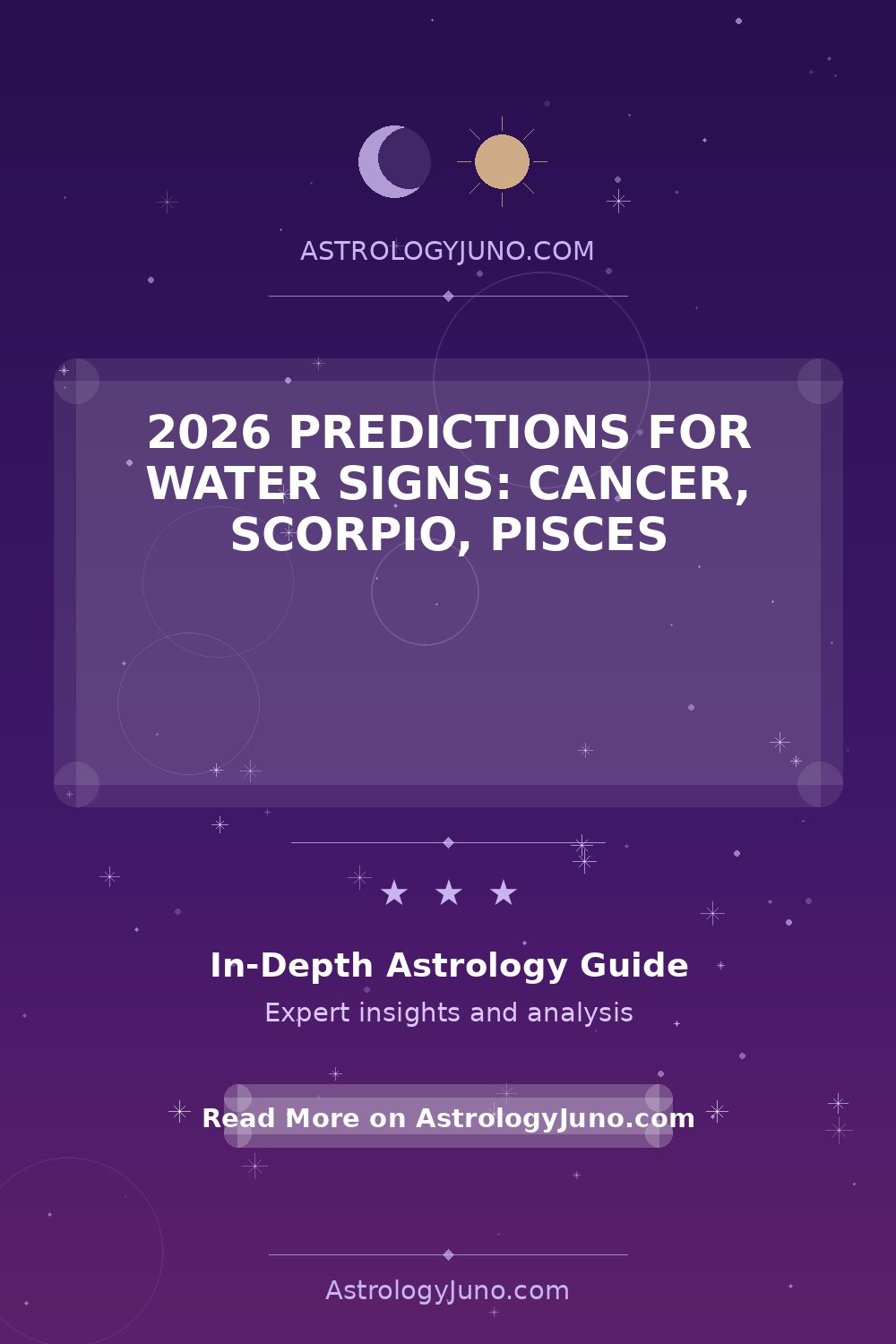 2026 Astrology Predictions for Water Signs - Astrology Juno