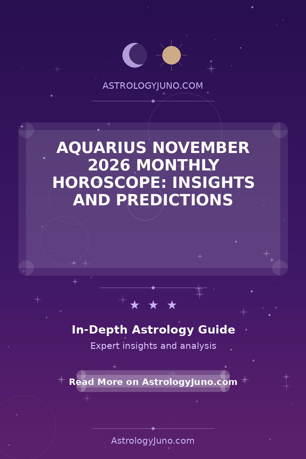 Aquarius November 2026 Horoscope Insights - Astrology Juno