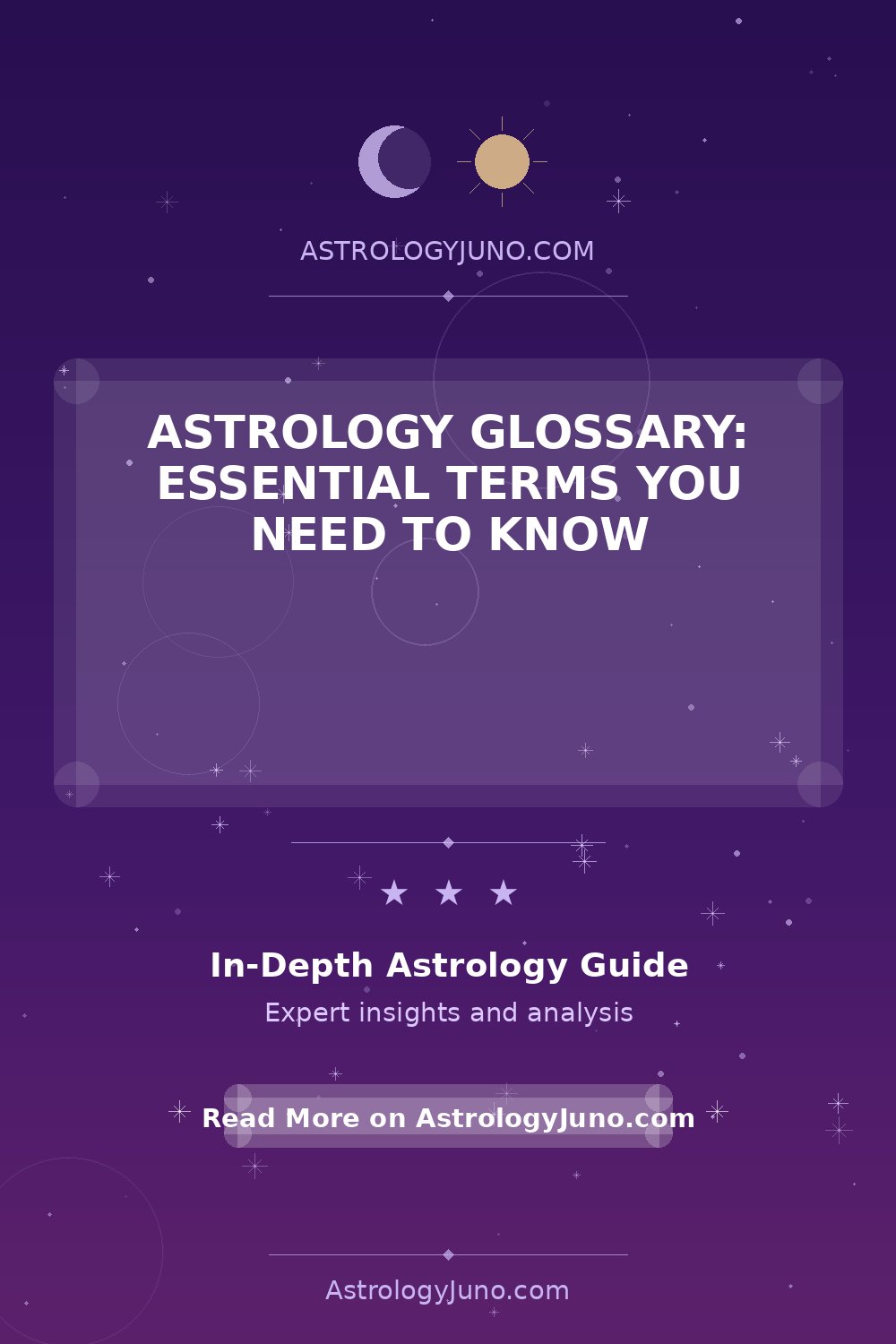 Astrology Glossary: Key Terms Explained - Astrology Juno
