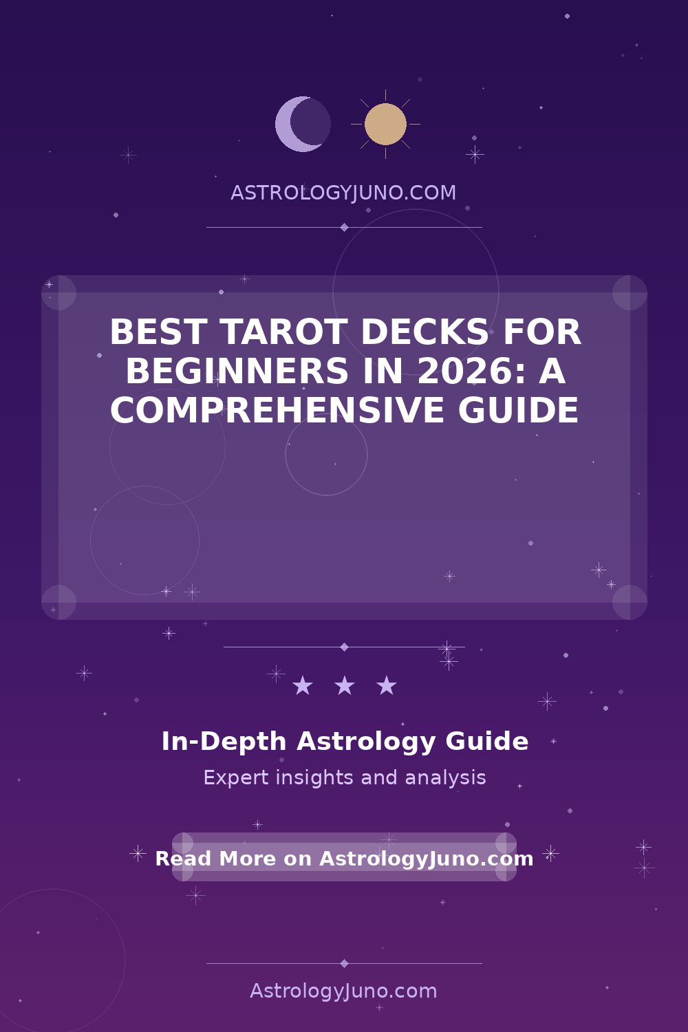 Top Tarot Decks for Beginners - 2026 Guide - Astrology Juno