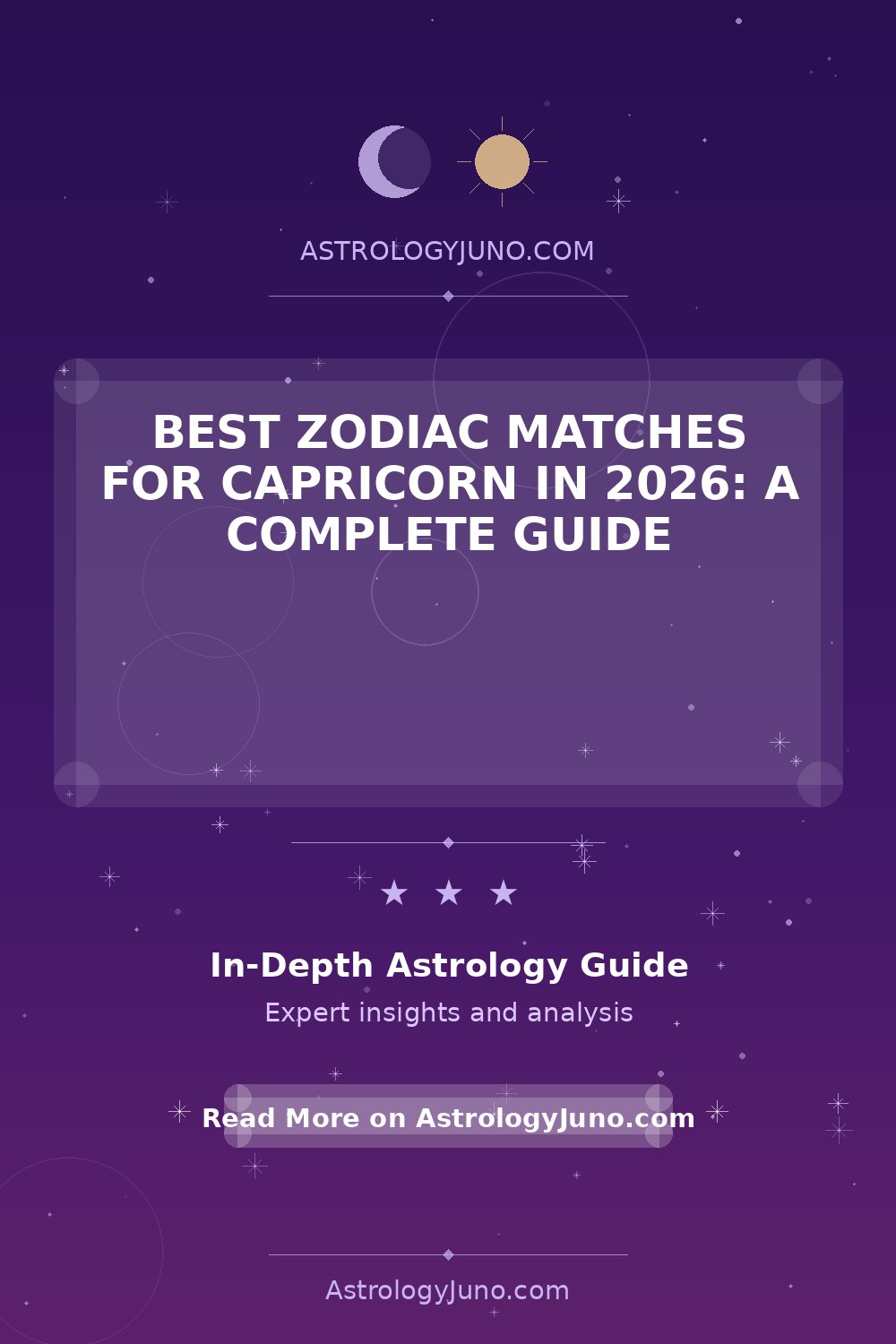 Top Zodiac Matches for Capricorn in 2026 - Astrology Juno