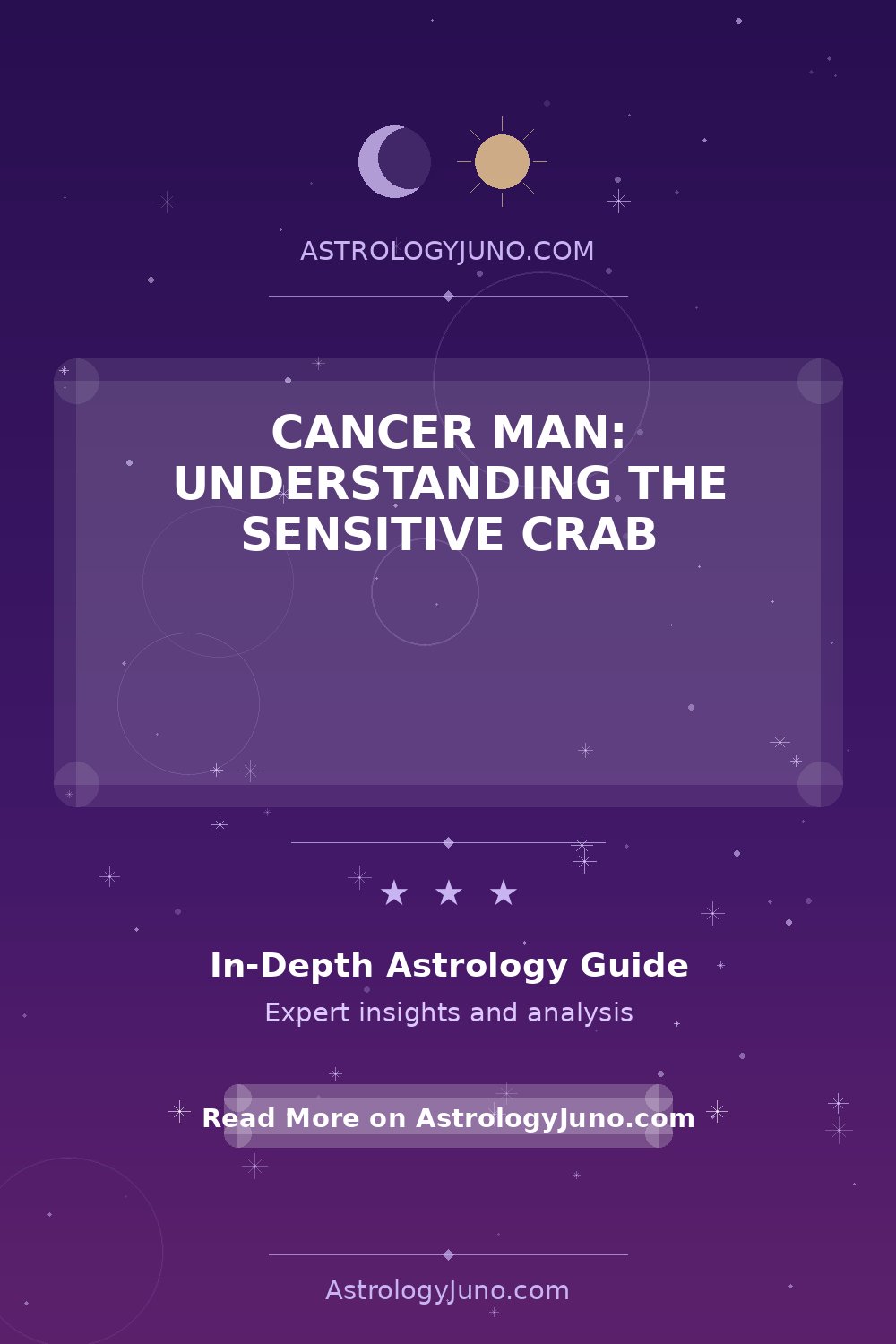 Understanding the Cancer Man: Traits & Insights - Astrology Juno