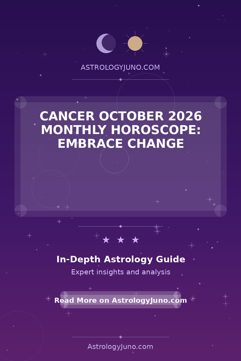 Cancer October 2026 Horoscope: Navigate Life Changes - Astrology Juno