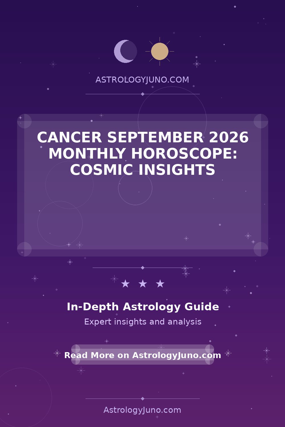 Cancer September 2026 Horoscope: What to Expect - Astrology Juno