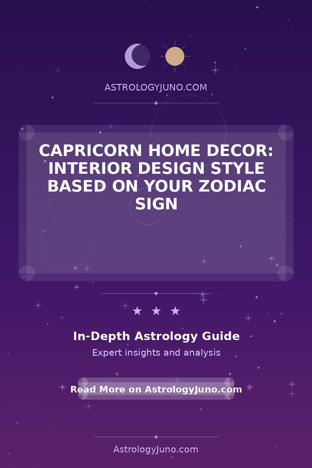 Capricorn Home Decor: Interior Design Style Based on Your Zodiac Sign ...