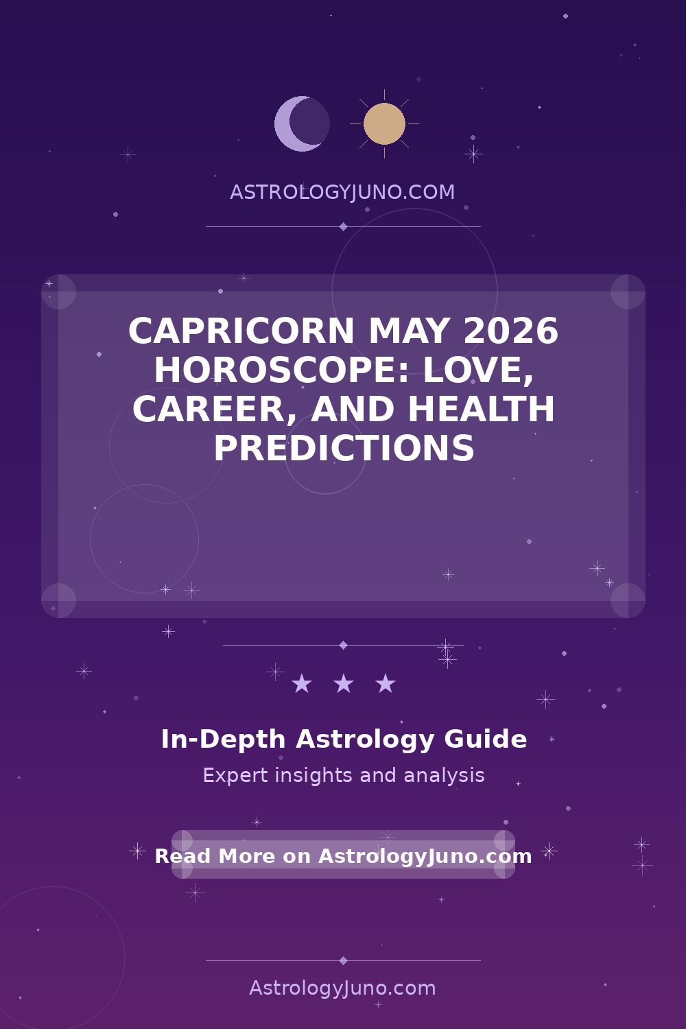 Capricorn May 2026 Horoscope: Love, Career, and Health Predictions ...