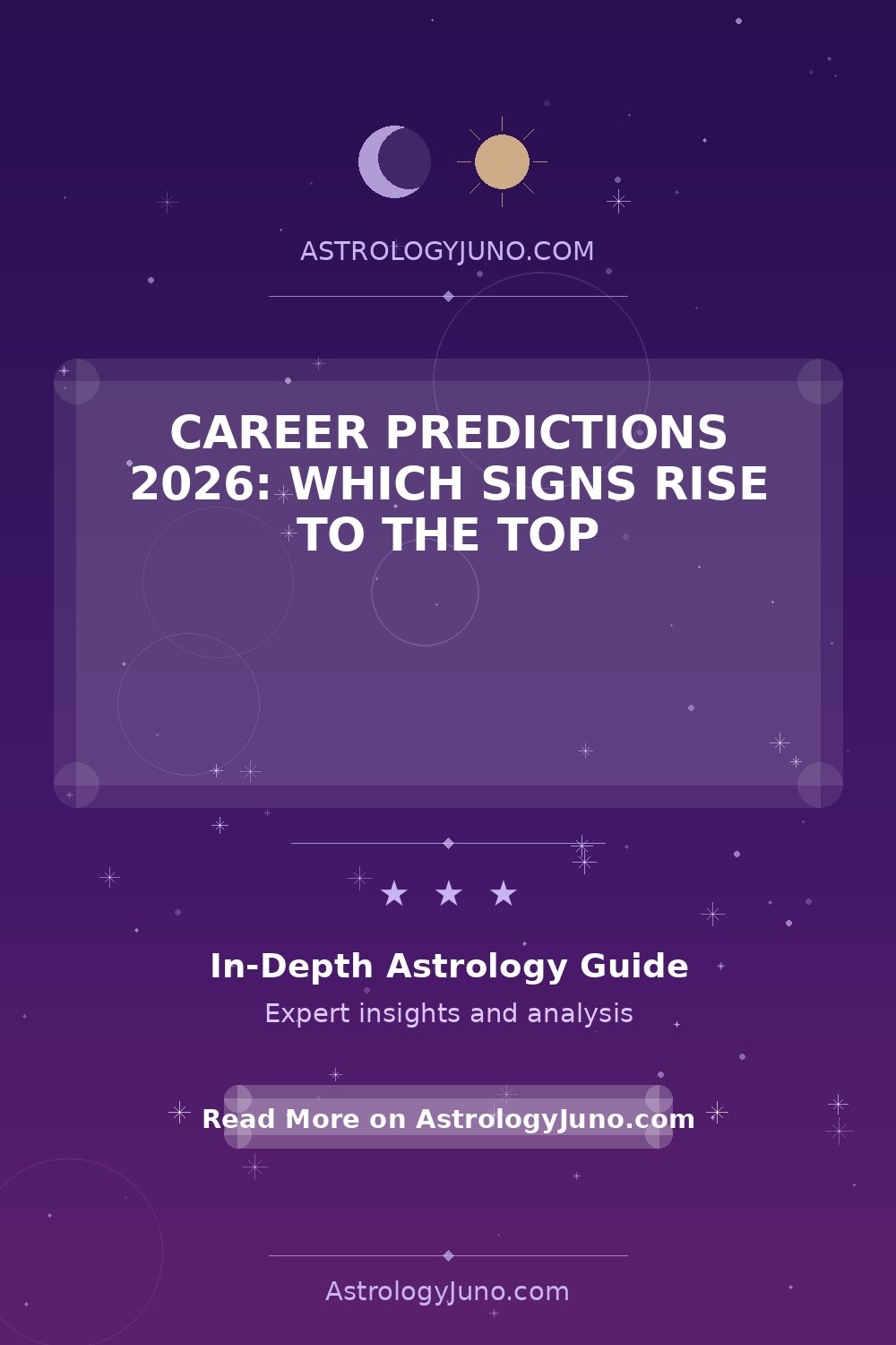 Career Predictions 2026: Zodiac Signs Success - Astrology Juno