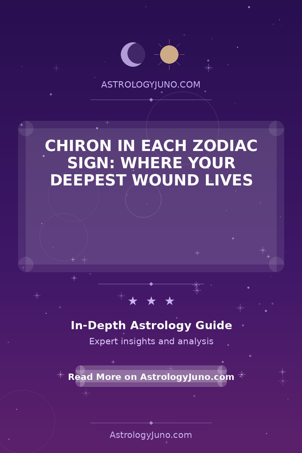 Chiron in Each Zodiac Sign: Where Your Deepest Wound Lives - Astrology Juno