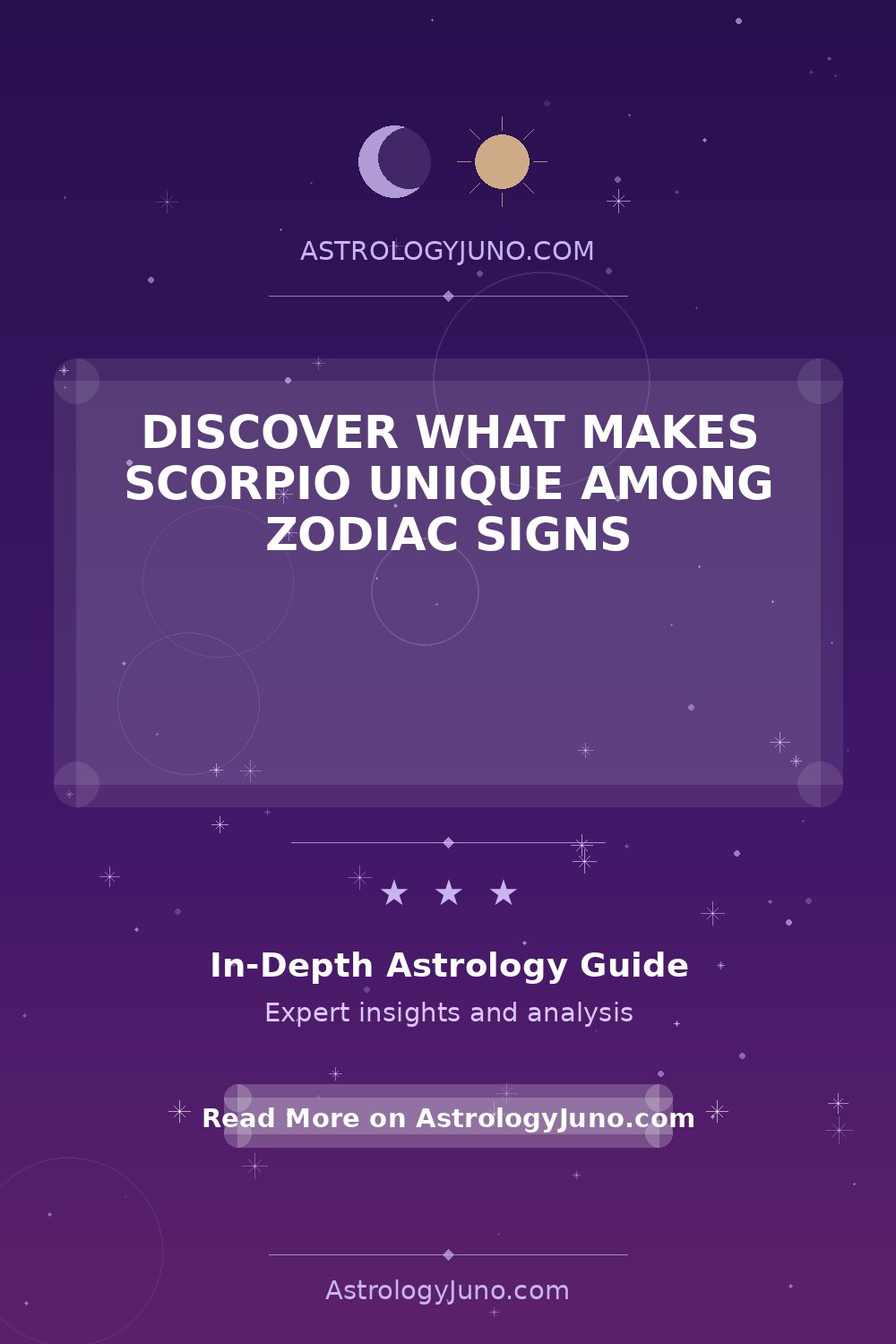 Scorpio Zodiac Sign: Unique Traits & Insights - Astrology Juno