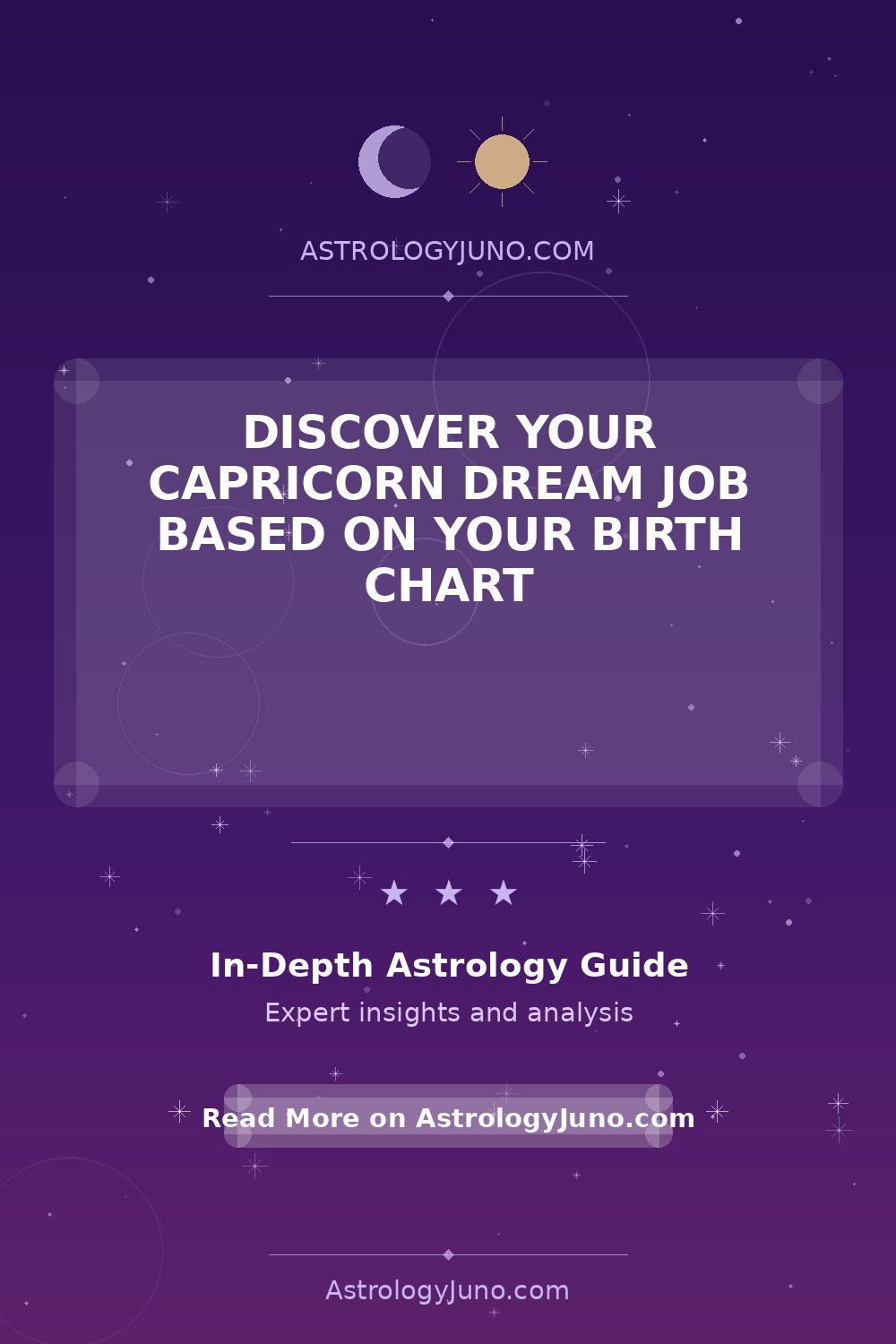 Capricorn Dream Job Insights from Your Birth Chart - Astrology Juno