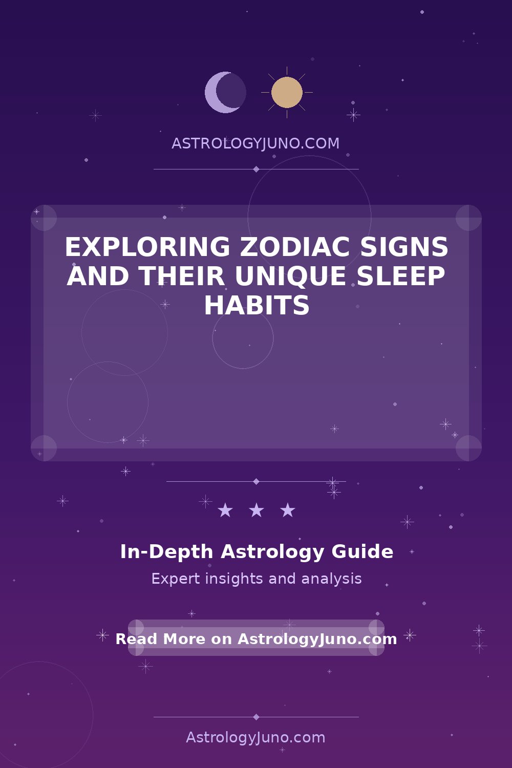 Zodiac Signs and Sleep Habits Explained - Astrology Juno