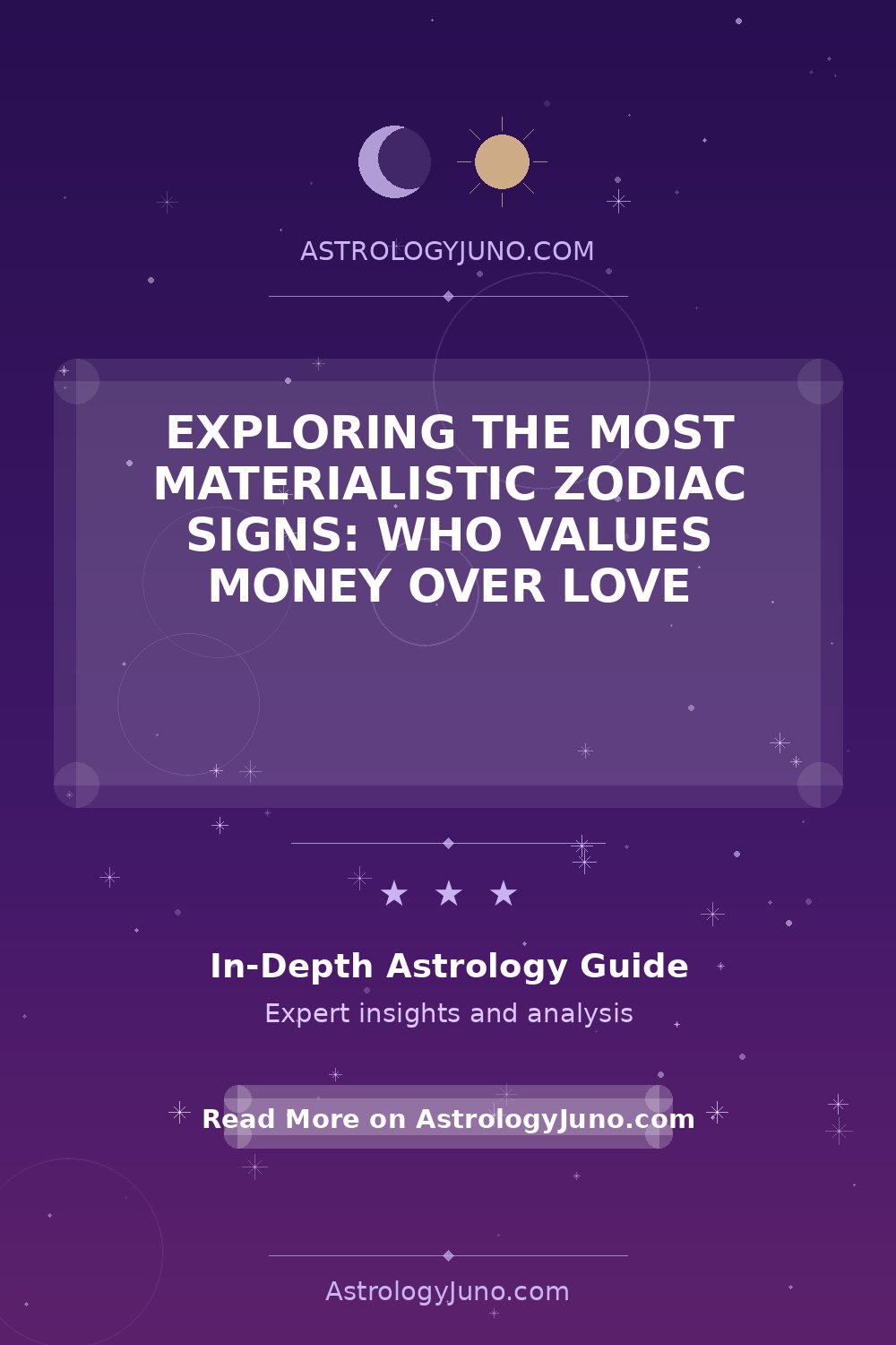 Exploring the Most Materialistic Zodiac Signs: Who Values Money Over ...