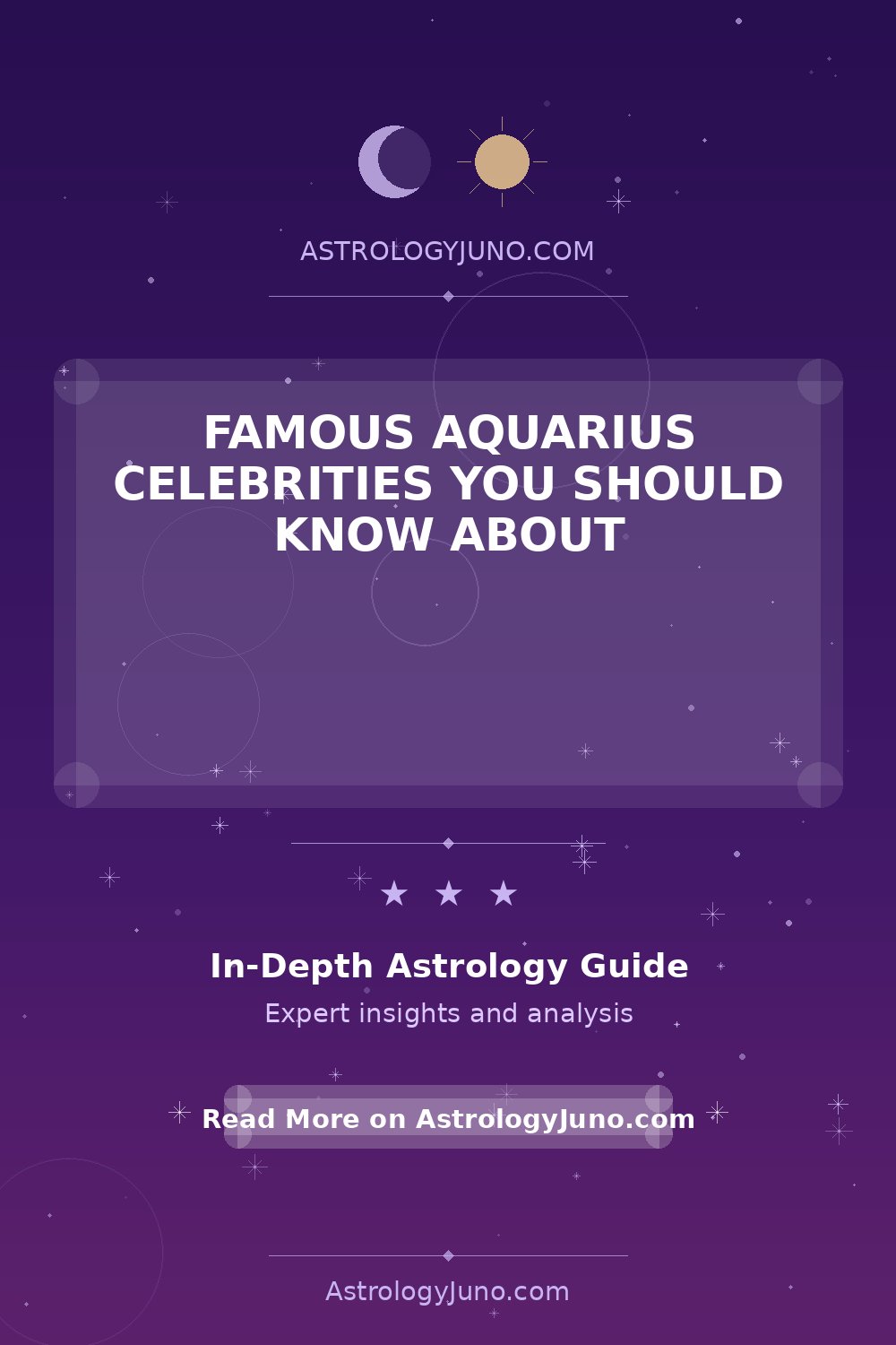 Famous Aquarius Celebrities to Know - Astrology Juno