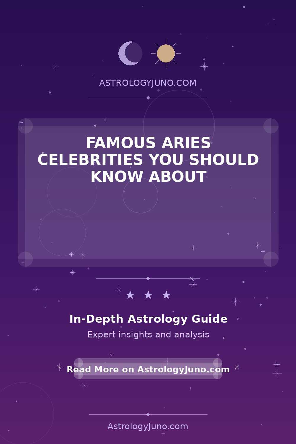 Discover Notable Aries Celebrities and Their Traits - Astrology Juno