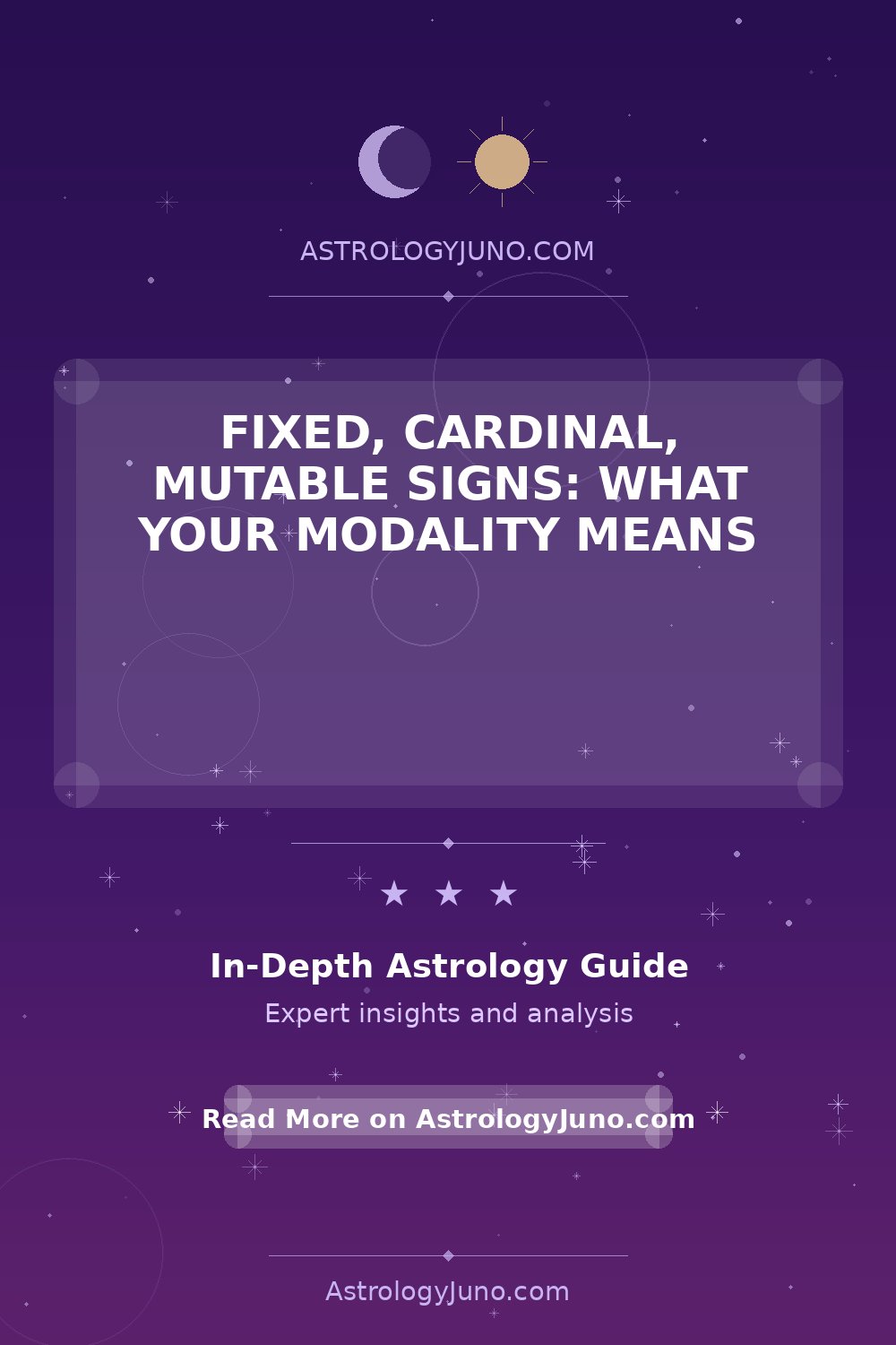 Fixed, Cardinal, Mutable Signs: What Your Modality Means - Astrology Juno