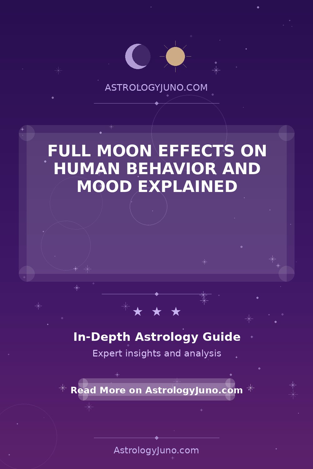 Full Moon Effects on Behavior & Mood - Astrology Insights - Astrology Juno