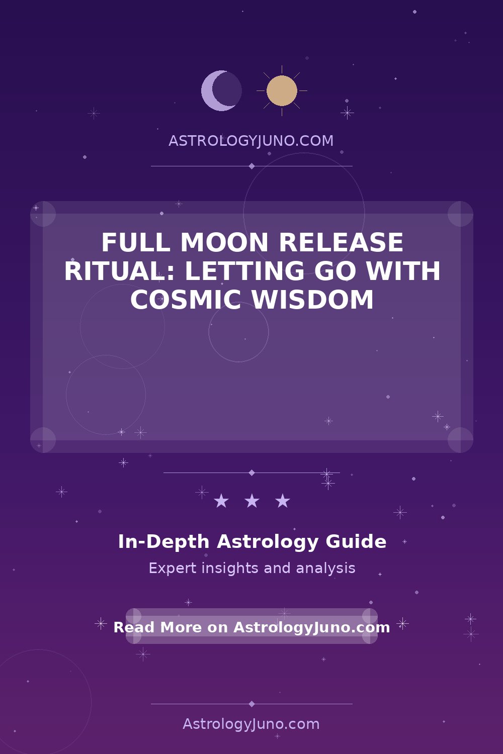 Full Moon Release Ritual for Letting Go - Astrology Juno