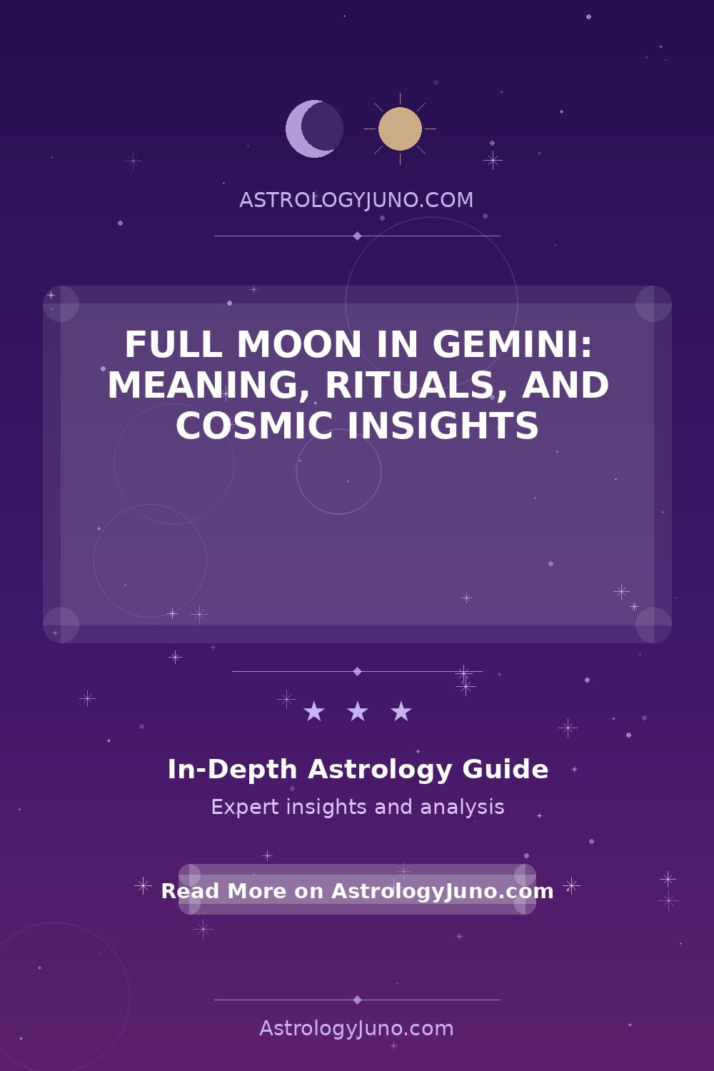 Full Moon in Gemini: Insights and Rituals for You - Astrology Juno