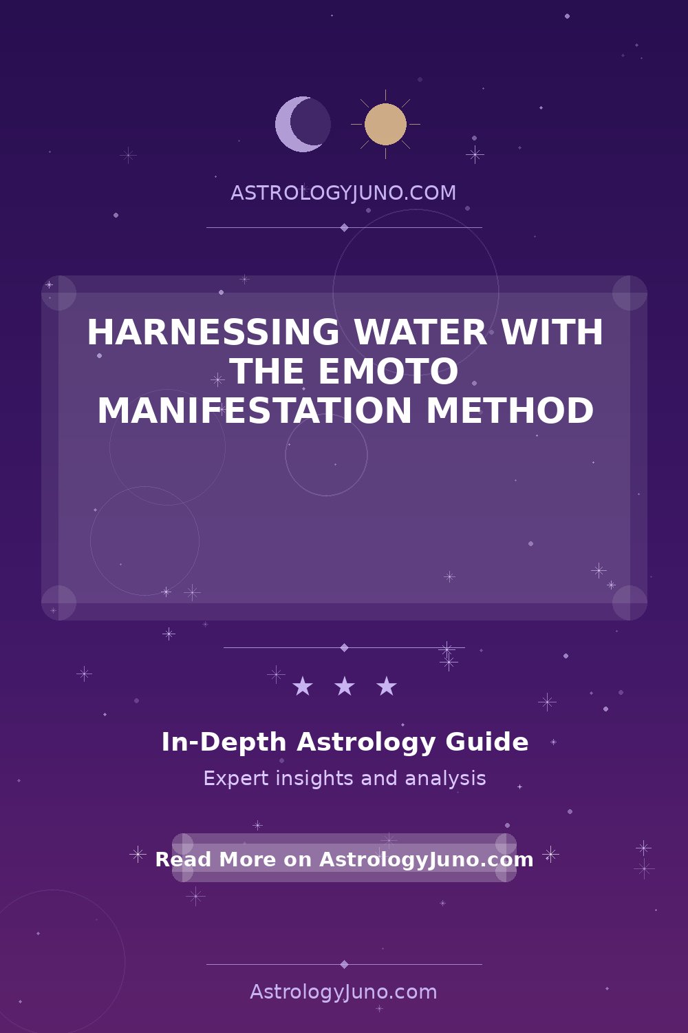 Emoto Water Manifestation Technique Explained - Astrology Juno