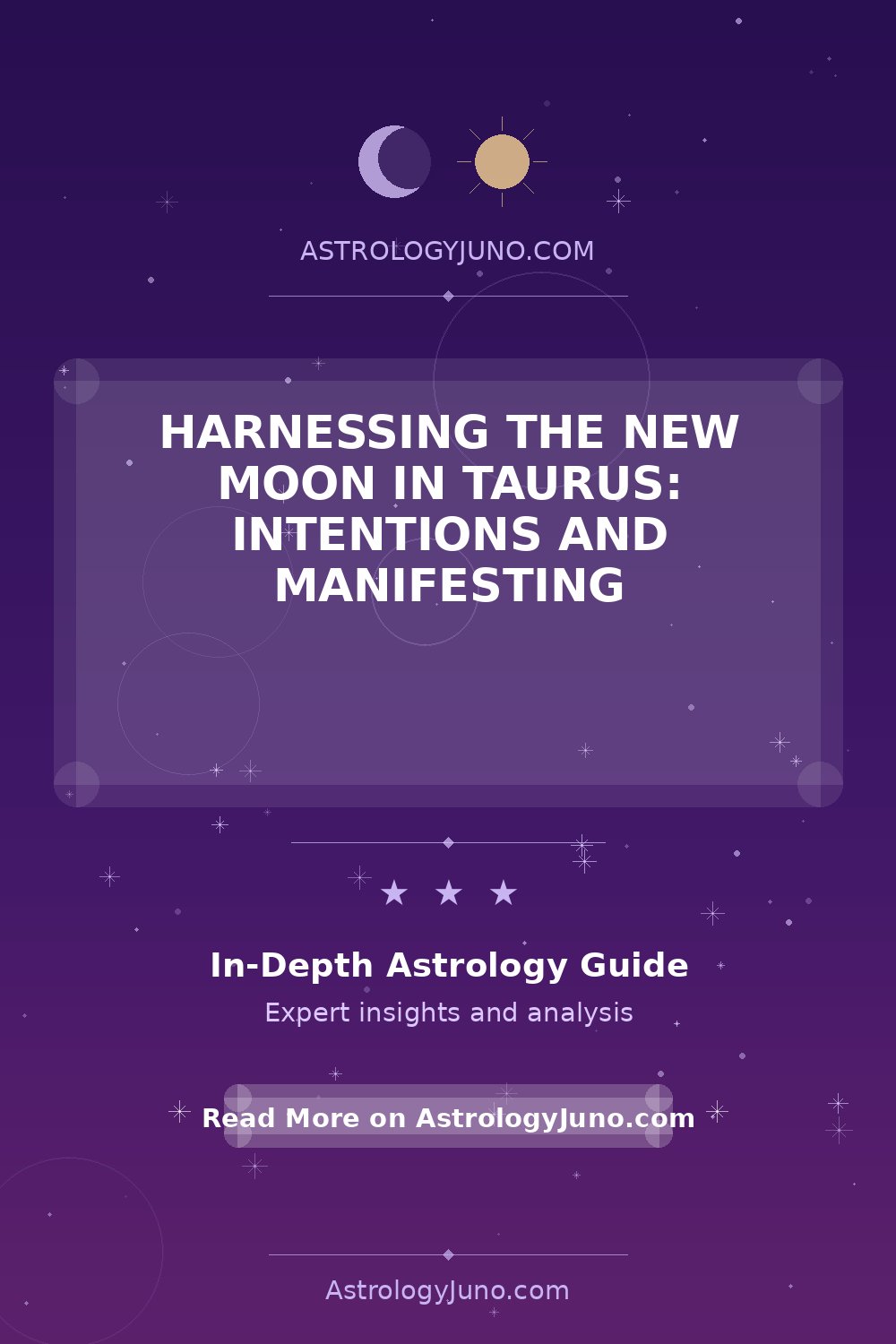 New Moon in Taurus: Manifesting Your Intentions - Astrology Juno