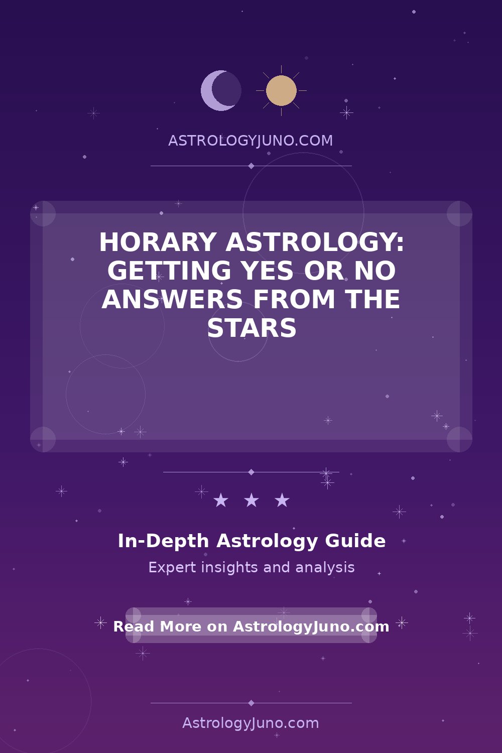 Horary Astrology: Getting Yes or No Answers From the Stars - Astrology Juno