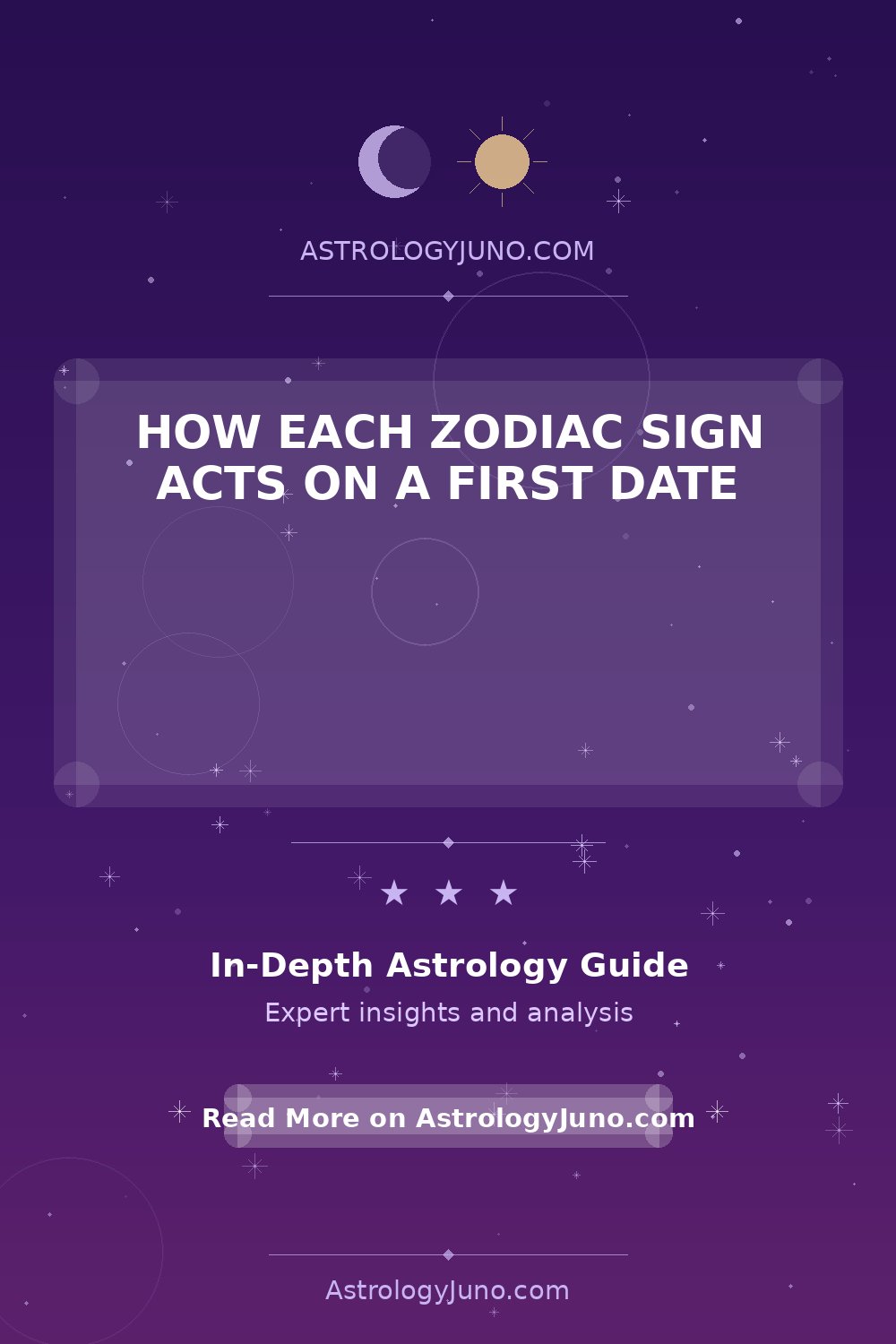 How Each Zodiac Sign Acts on a First Date - Astrology Juno