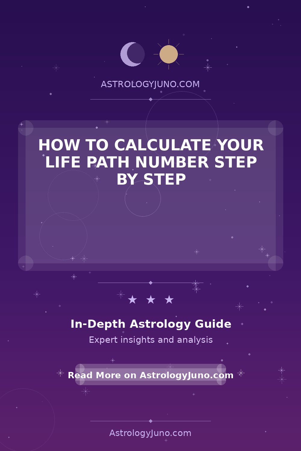 Calculate Your Life Path Number Easily - Astrology Juno