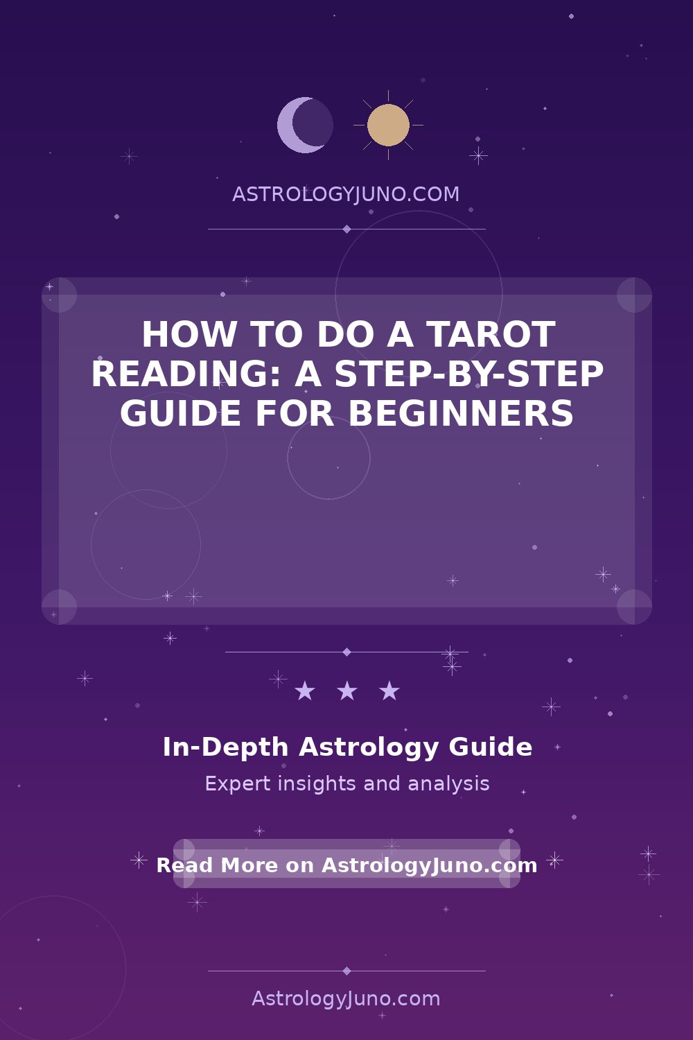 Beginner's Guide to Tarot Reading - Step by Step - Astrology Juno