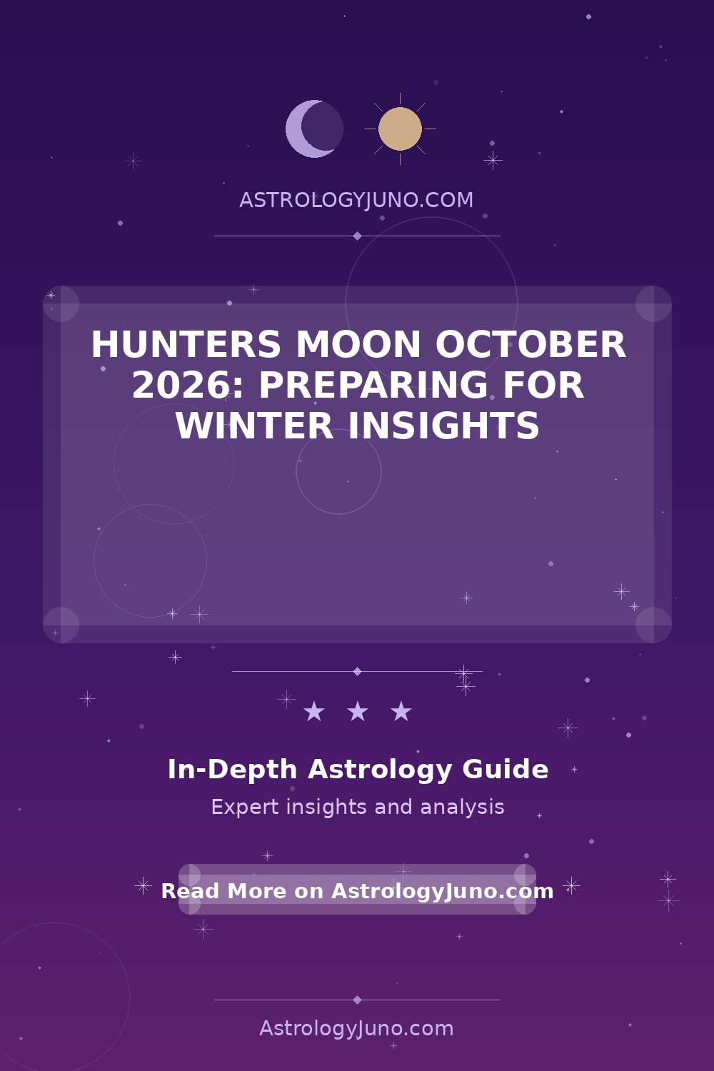 Hunters Moon October 2026: Embrace the Winter Transition - Astrology Juno