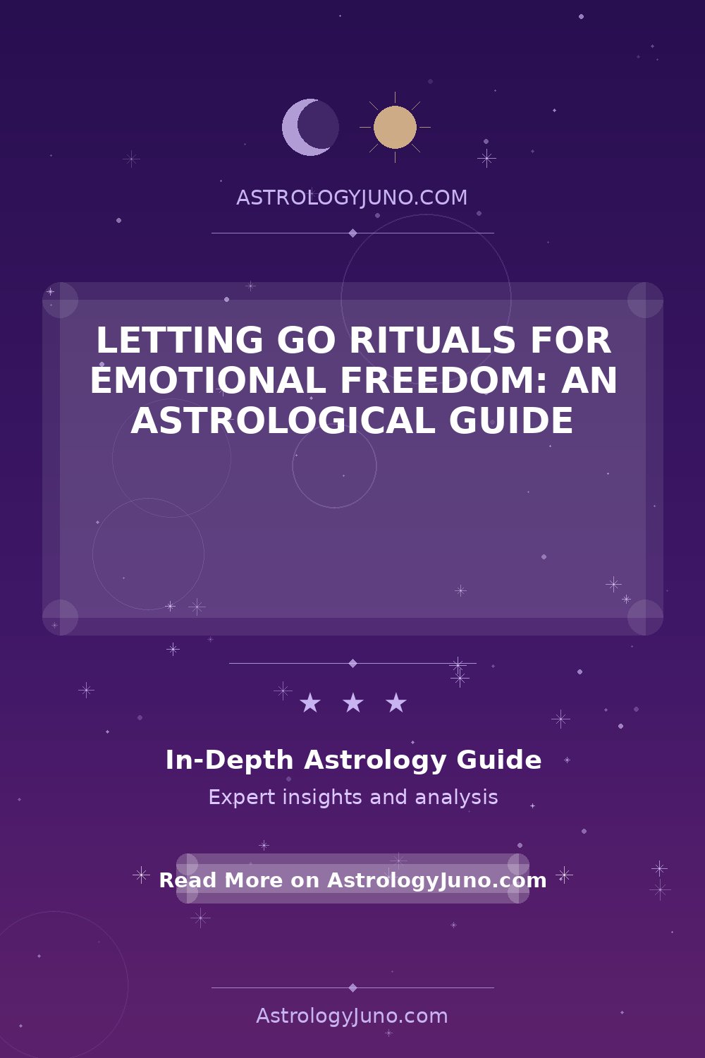 Letting Go Rituals: Find Emotional Freedom - Astrology Juno