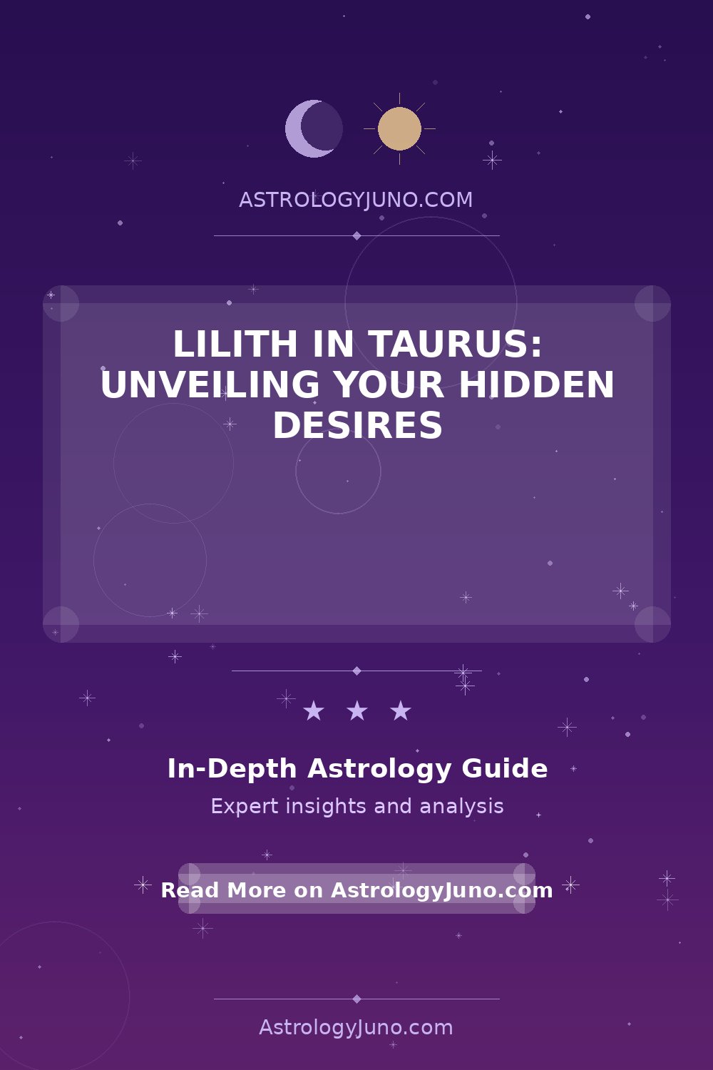 Lilith in Taurus: Understand Your Hidden Desires - Astrology Juno