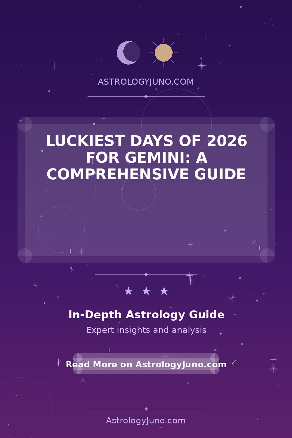 Gemini's Luckiest Days in 2026: …