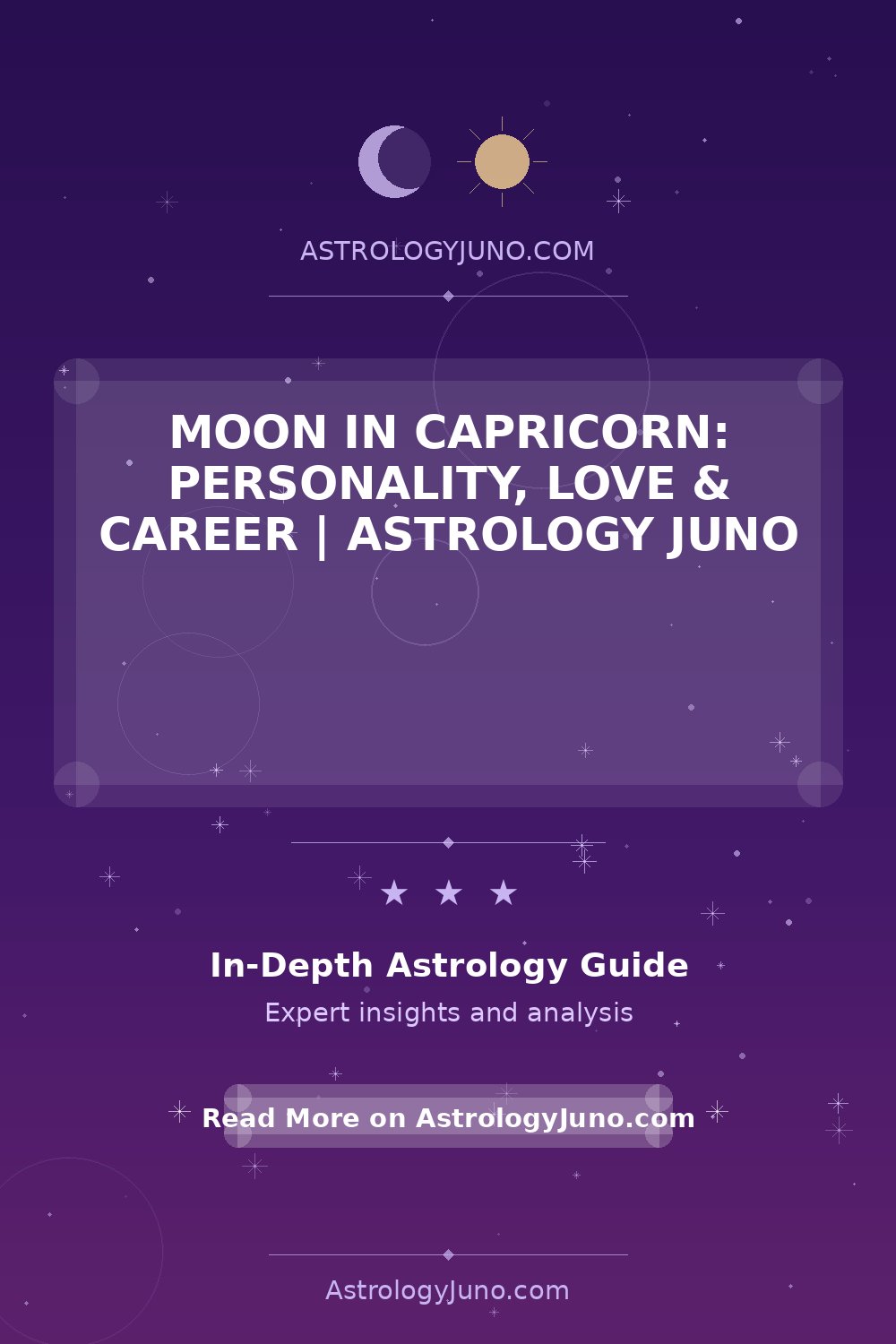 Moon in Capricorn: Personality, Love & Career | Astrology Juno