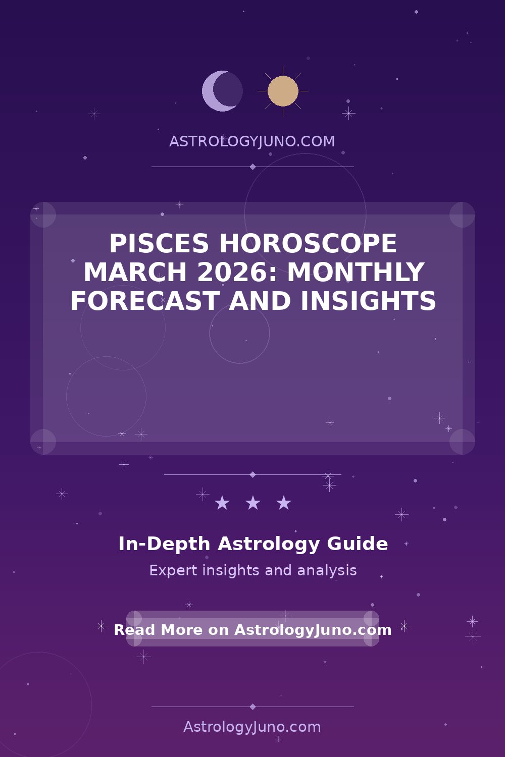 Pisces March 2026 Horoscope Insights & Predictions Astrology Juno