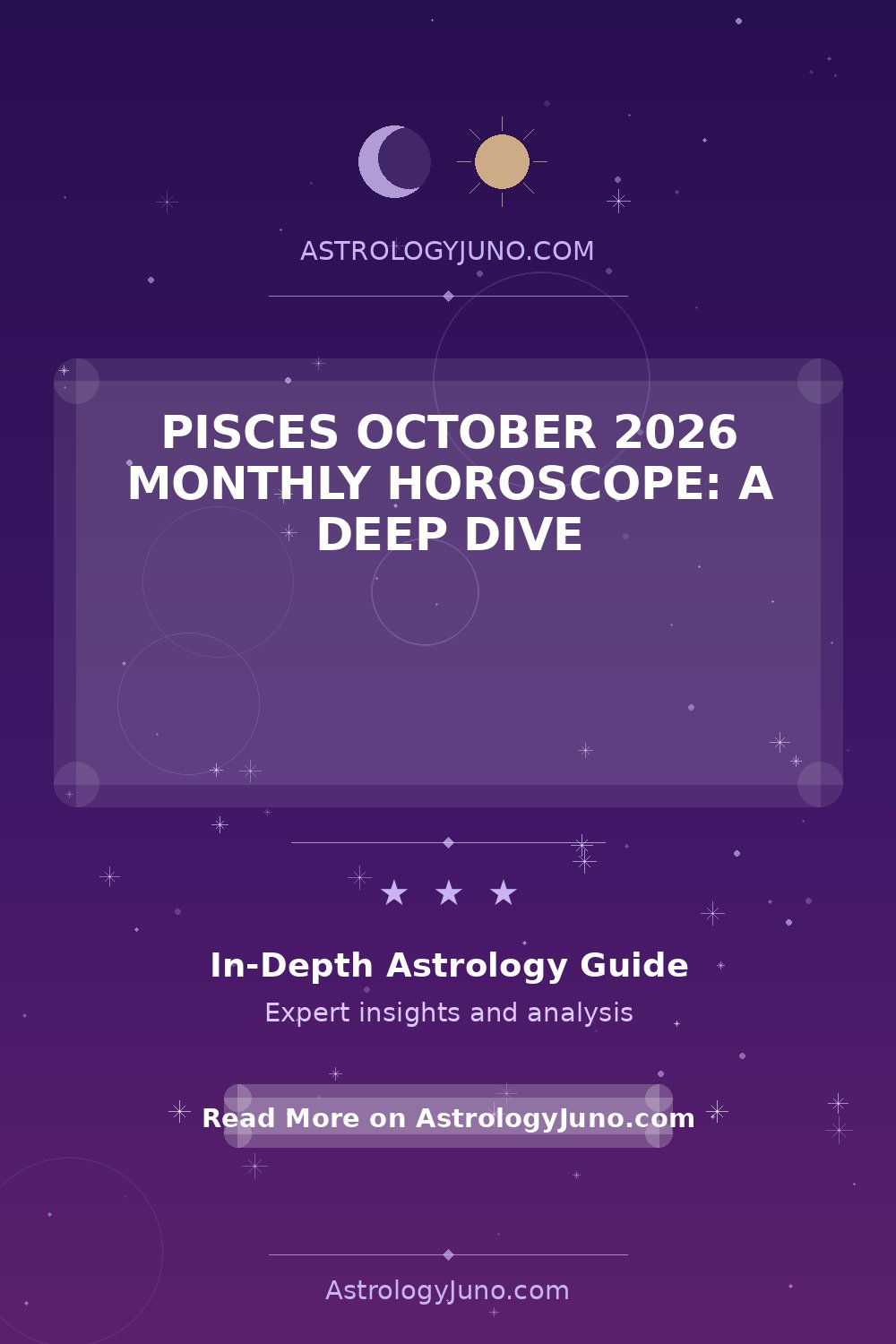 October 2026 Horoscope for Pisces: Insights & Guidance - Astrology Juno