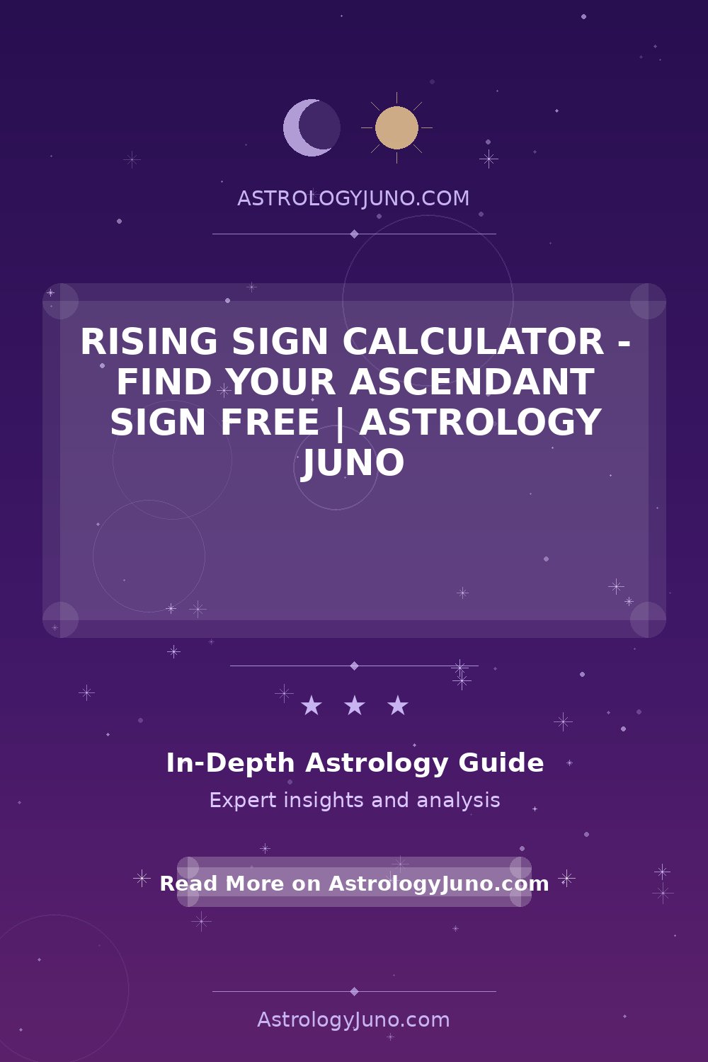 Rising Sign Calculator - Find Your Ascendant Sign Free | Astrology Juno