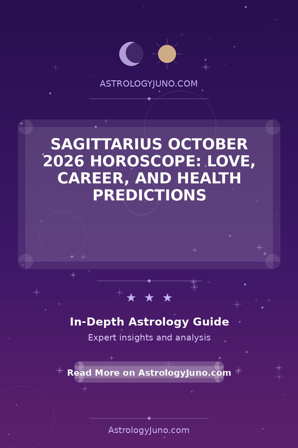 Sagittarius October 2026 Horoscope: Love, Career, and Health ...