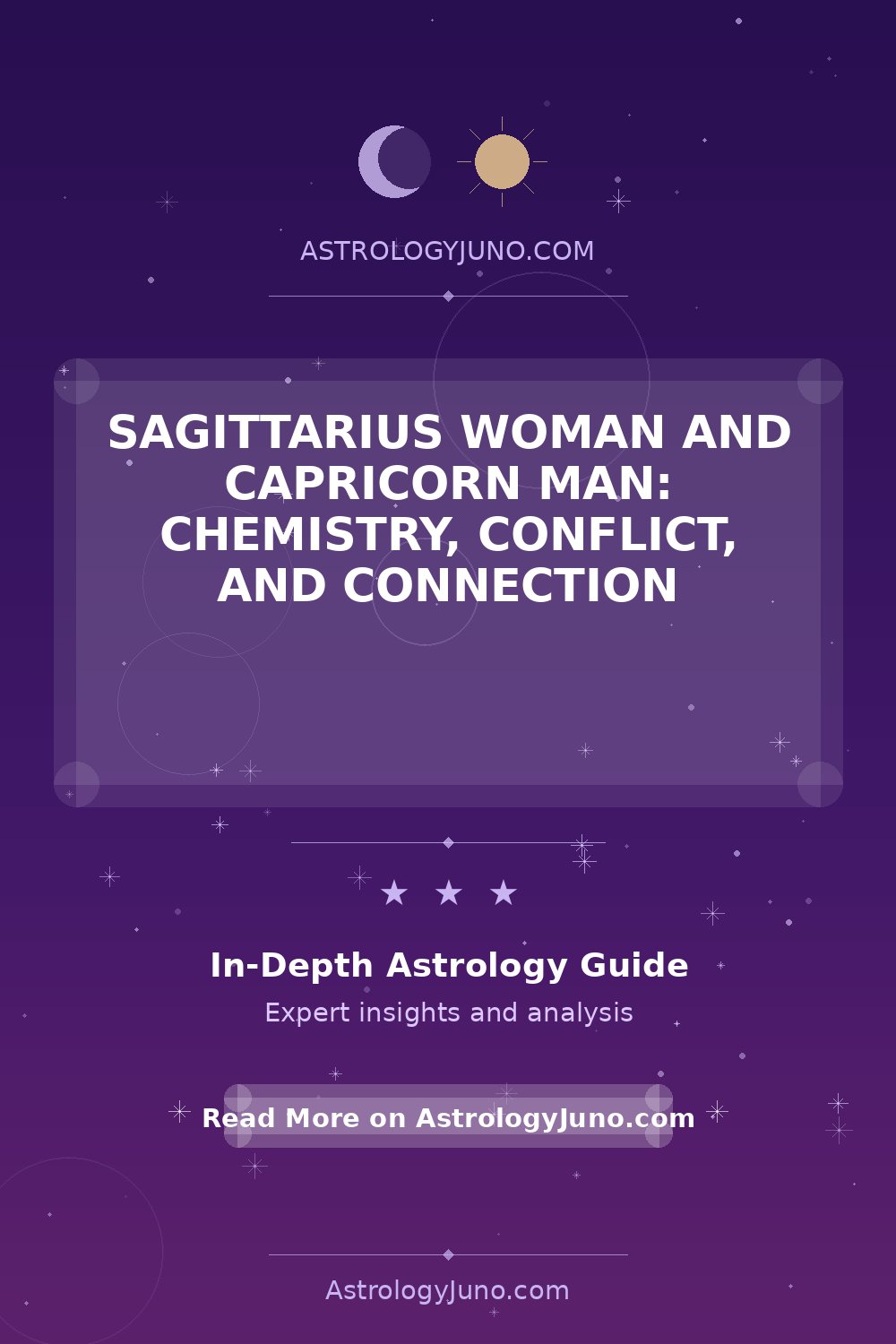 Sagittarius Woman and Capricorn Man: Chemistry, Conflict, and ...