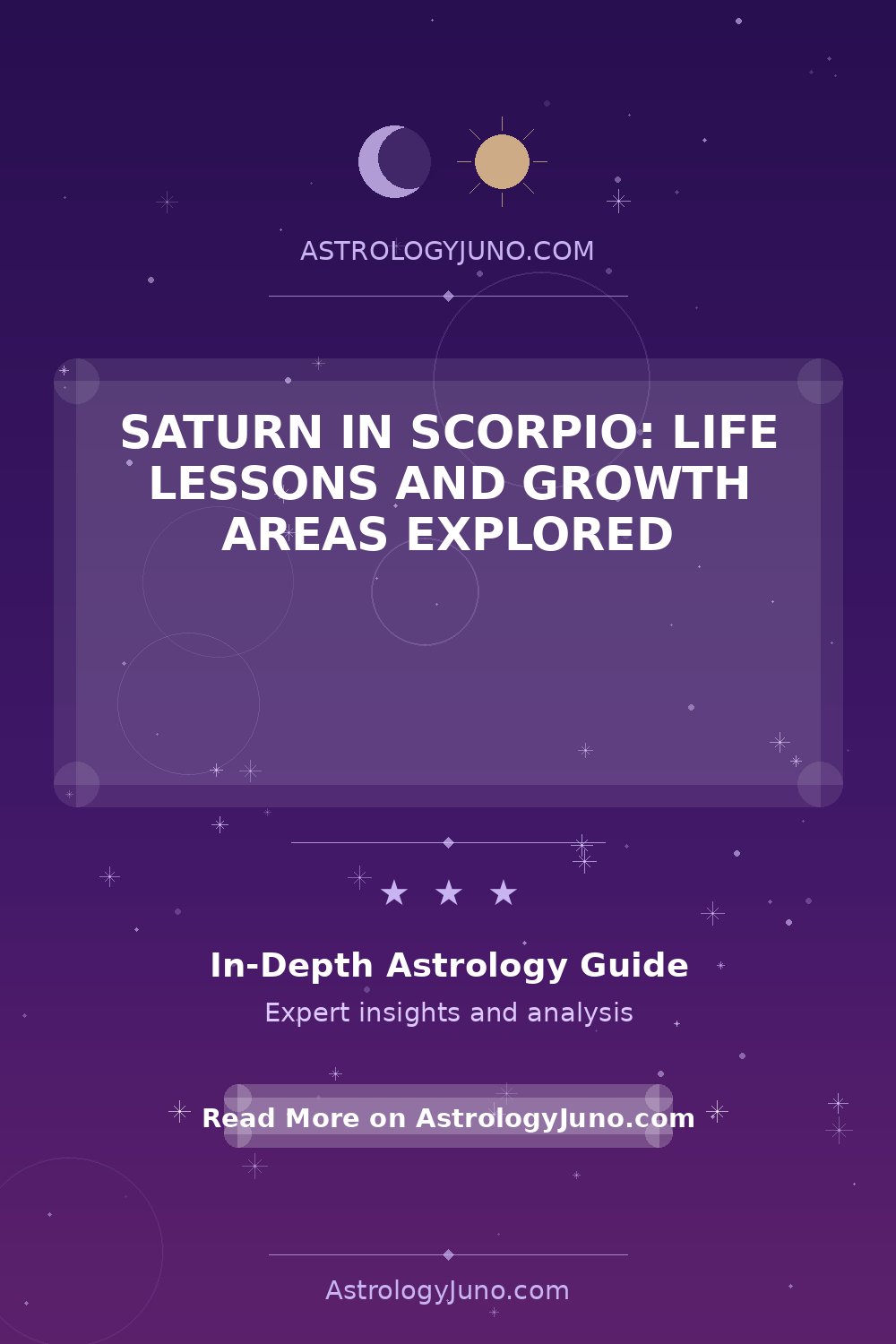 Saturn in Scorpio: Insights and Growth Opportunities - Astrology Juno