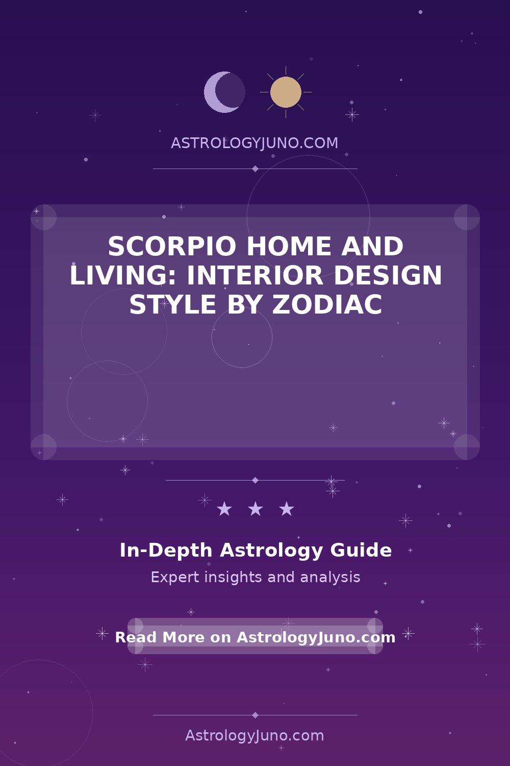 Scorpio Home and Living: Interior Design Style by Zodiac - Astrology Juno