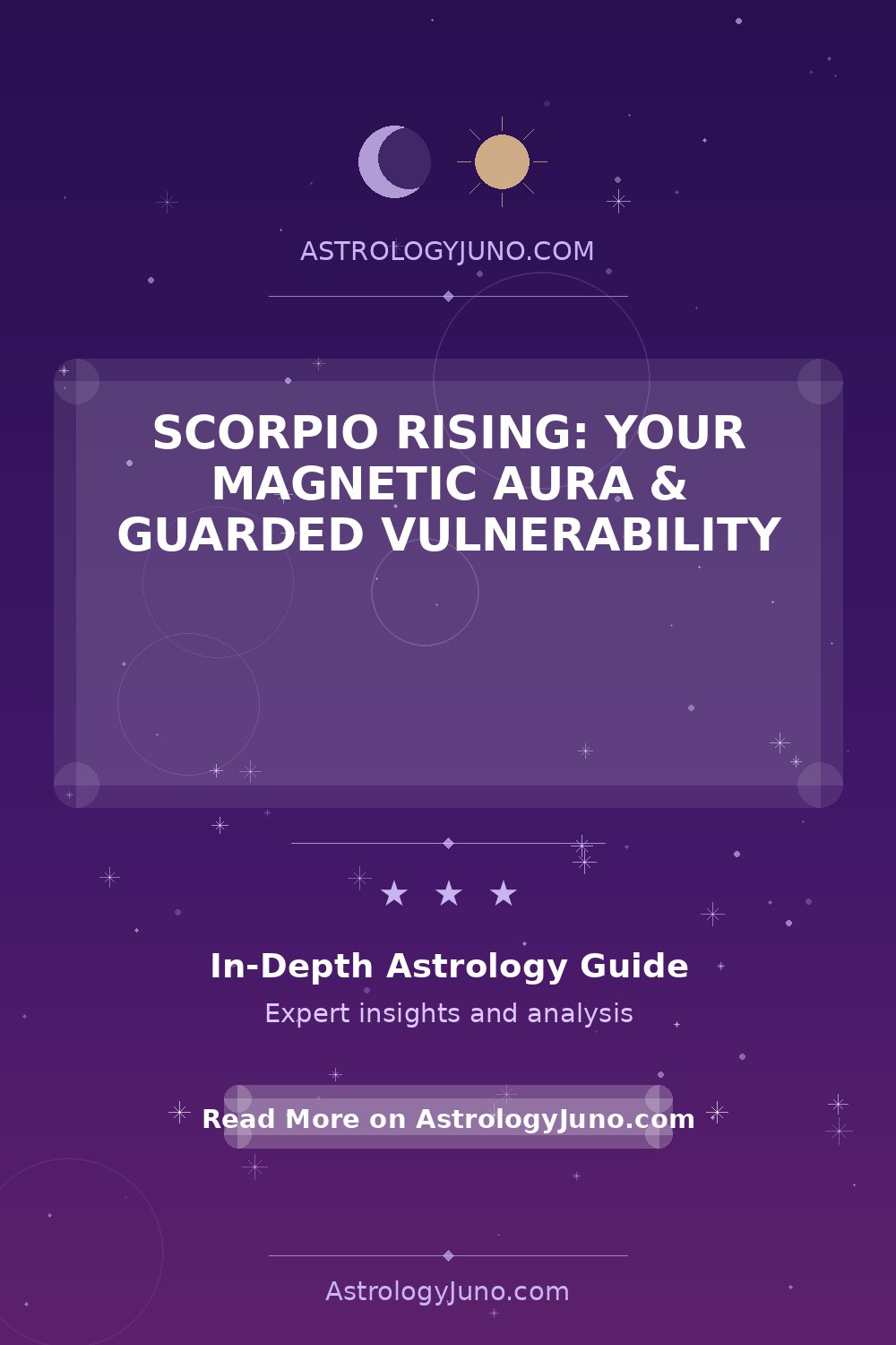 Scorpio Rising: Your Magnetic Aura & Guarded Vulnerability - Astrology Juno