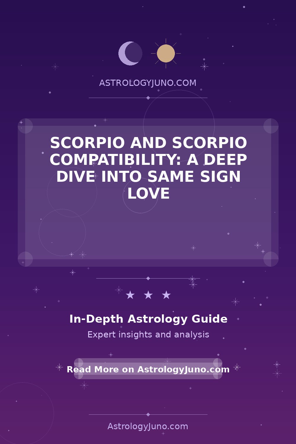 Scorpio and Scorpio Compatibility Insights - Astrology Juno