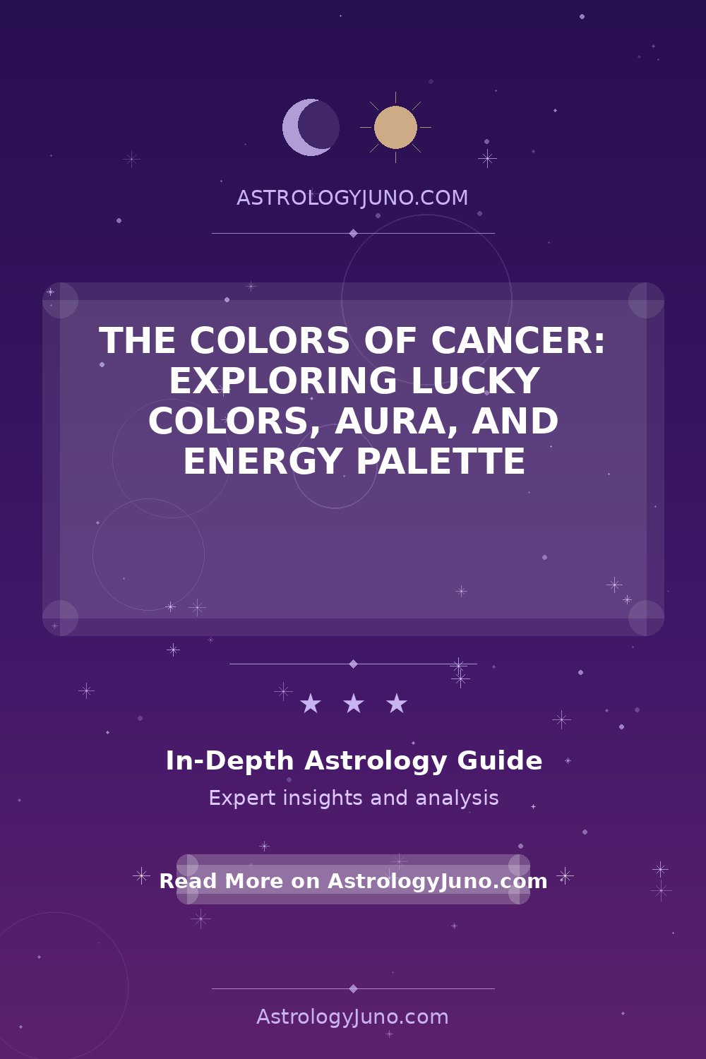 The Colors of Cancer: Exploring Lucky Colors, Aura, and Energy Palette ...