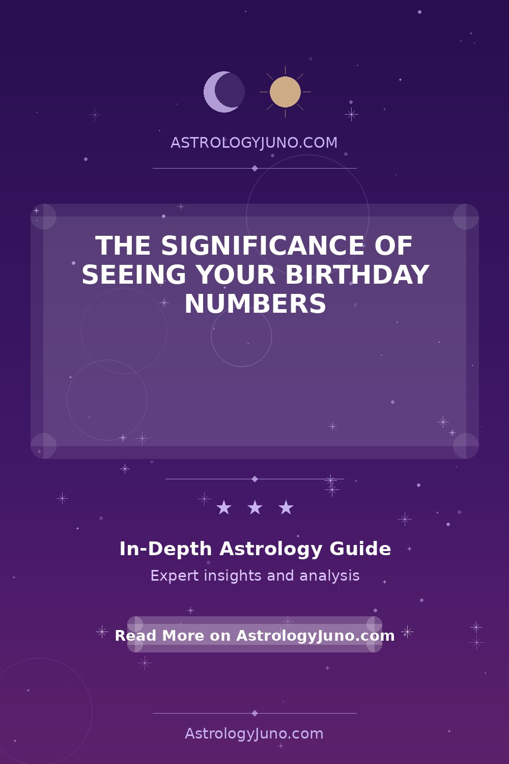 Understanding Birthday Numbers in Astrology - Astrology Juno