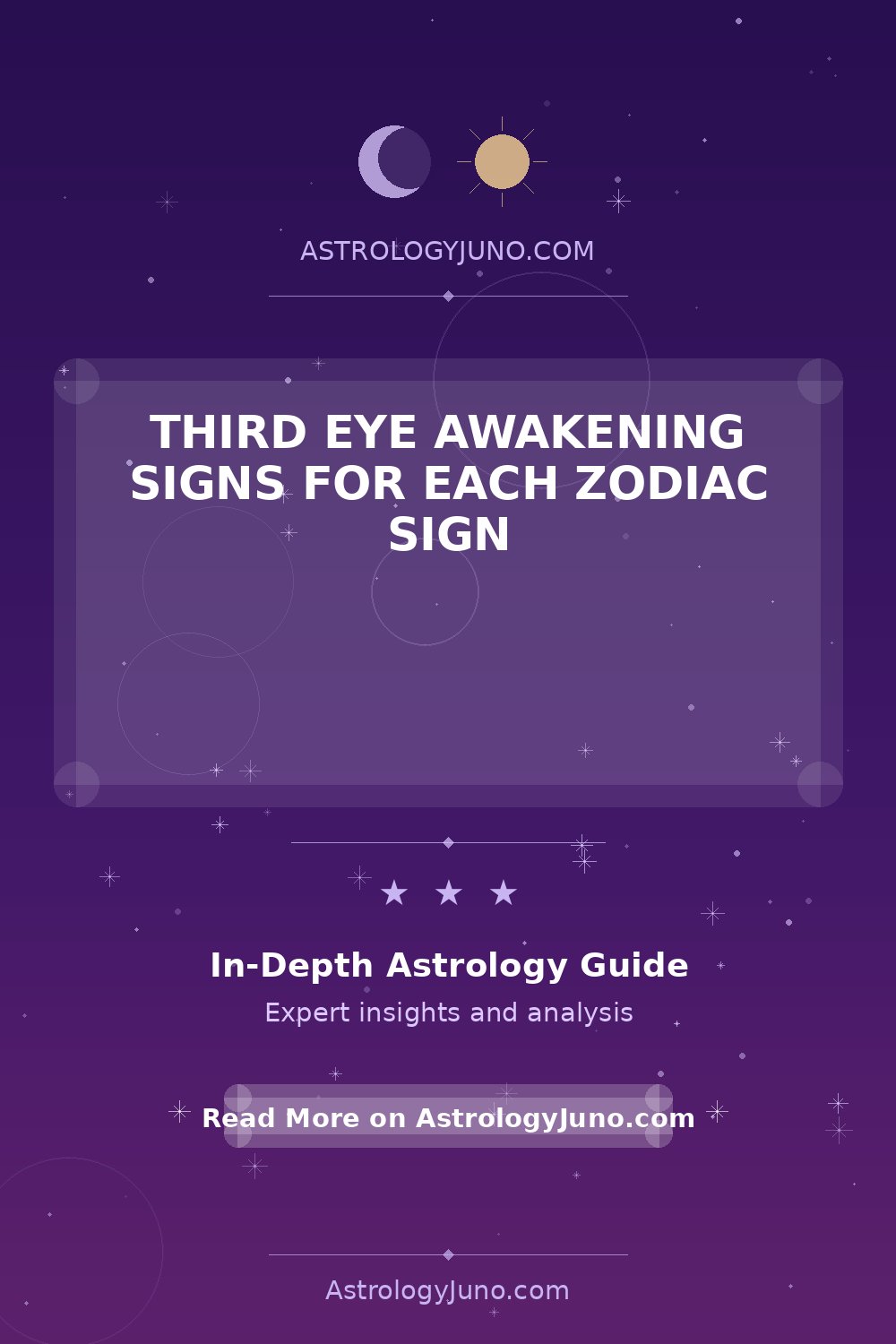 Third Eye Awakening Signs for Each Zodiac Sign - Astrology Juno