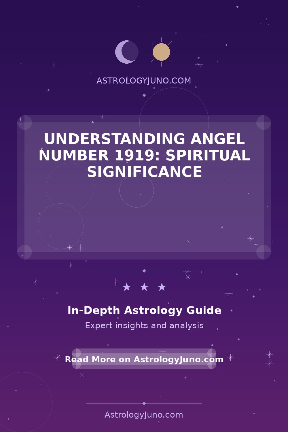 Angel Number 1919: Meaning and Spiritual Insights - Astrology Juno
