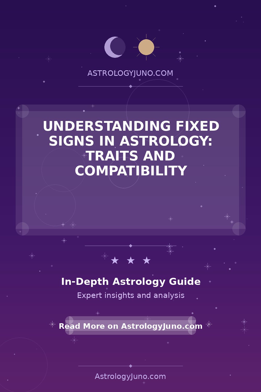 Fixed Signs in Astrology: Traits & Compatibility Guide - Astrology Juno