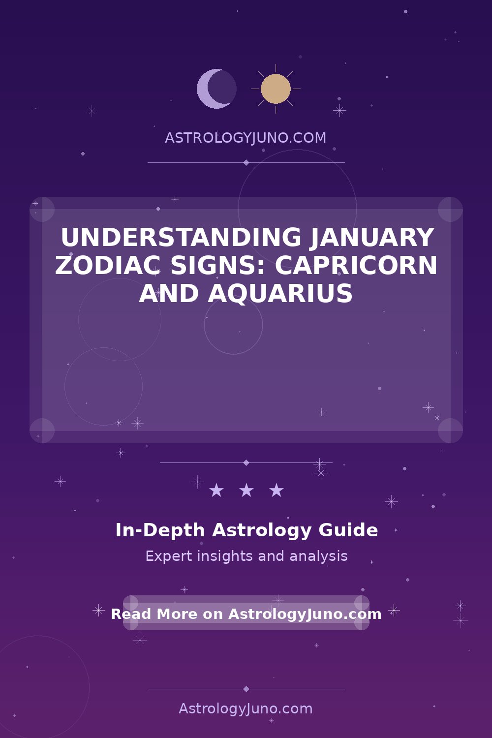 January Zodiac Signs: Capricorn vs. Aquarius - Astrology Juno