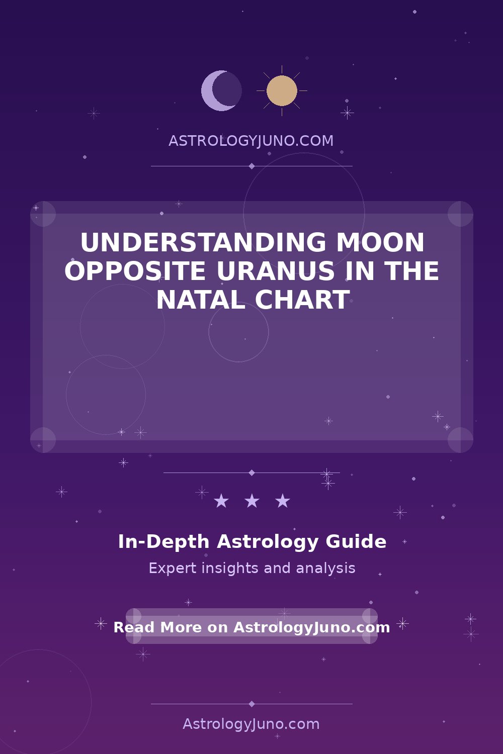 Moon Opposite Uranus: Natal Chart Insights - Astrology Juno
