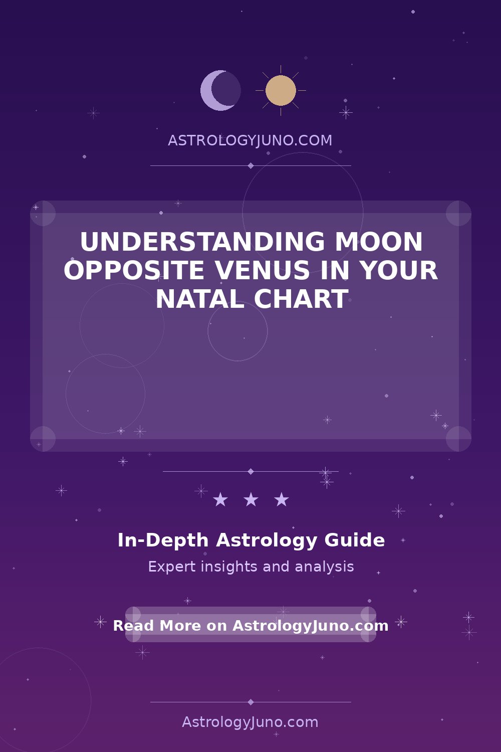 Moon Opposite Venus: Natal Chart Insights - Astrology Juno